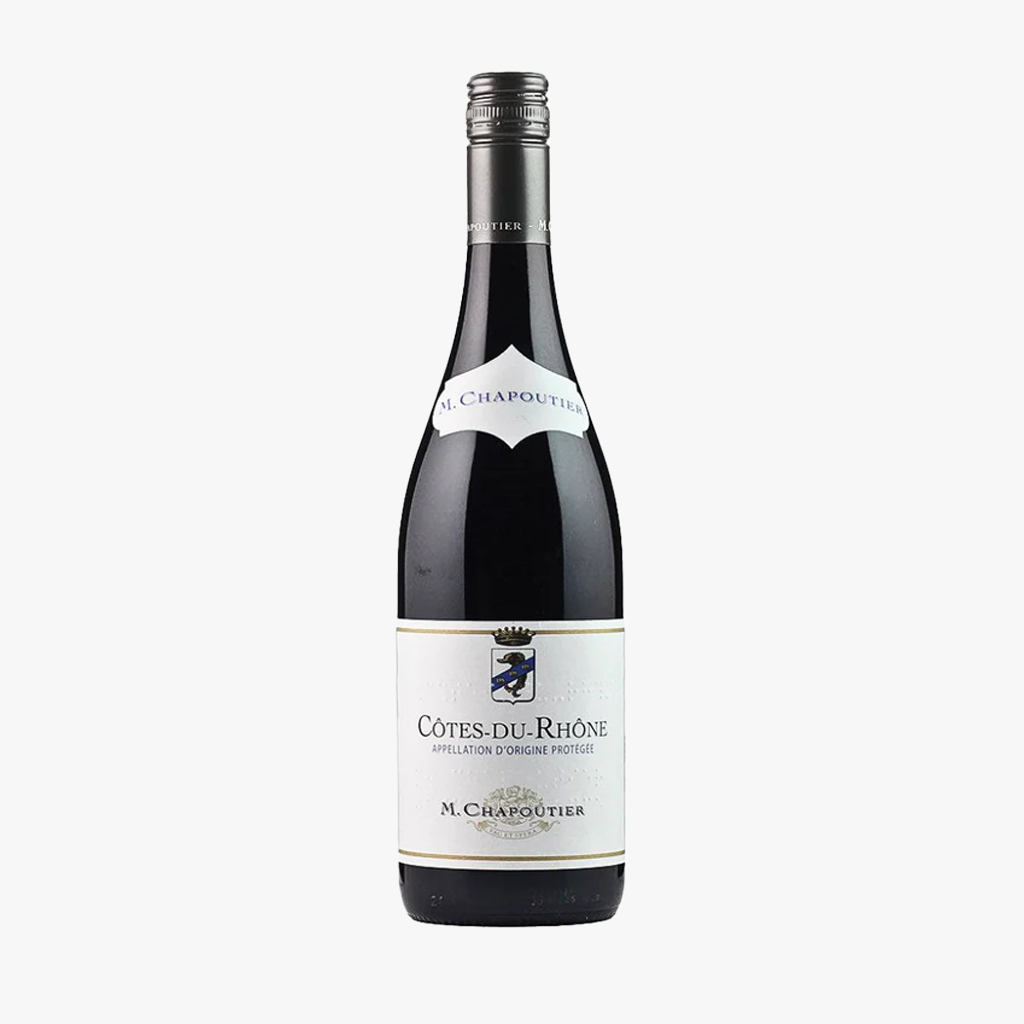 2024 Chapoutier Côtes du Rhônes Rouge Grenache Syrah - Case of 6 Deal