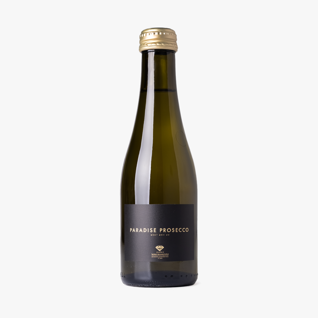 Paradise Prosecco 'Black Label' Brut Dry NV - 200ml Minis - Case of 24 Deal
