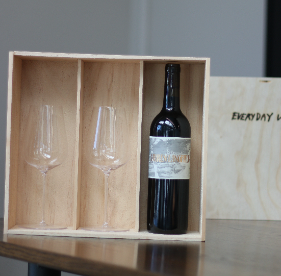 Everyday Wine Wooden Wine Box - Triple